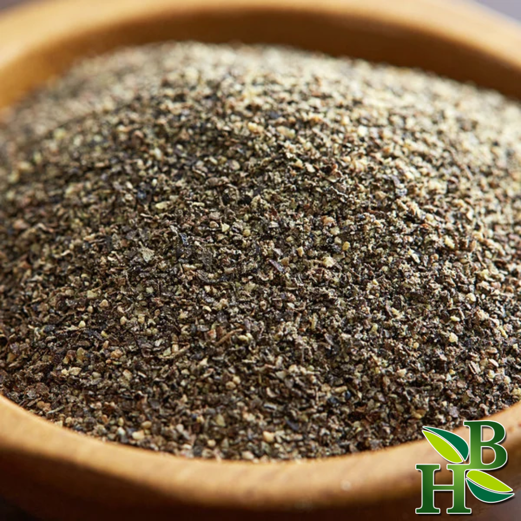 Herb to Body Black Pepper 18 Mesh Table Grind 4oz