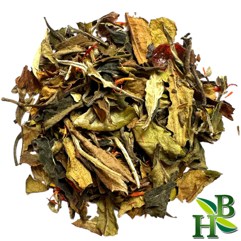 White Pomegranate Tea Loose Leaf Botanical Blend 4oz
