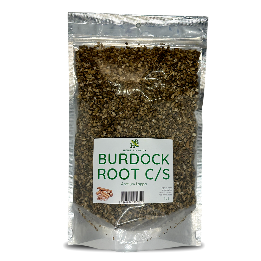 Herb To Body Burdock Root Cut and Sifted Dried Herb