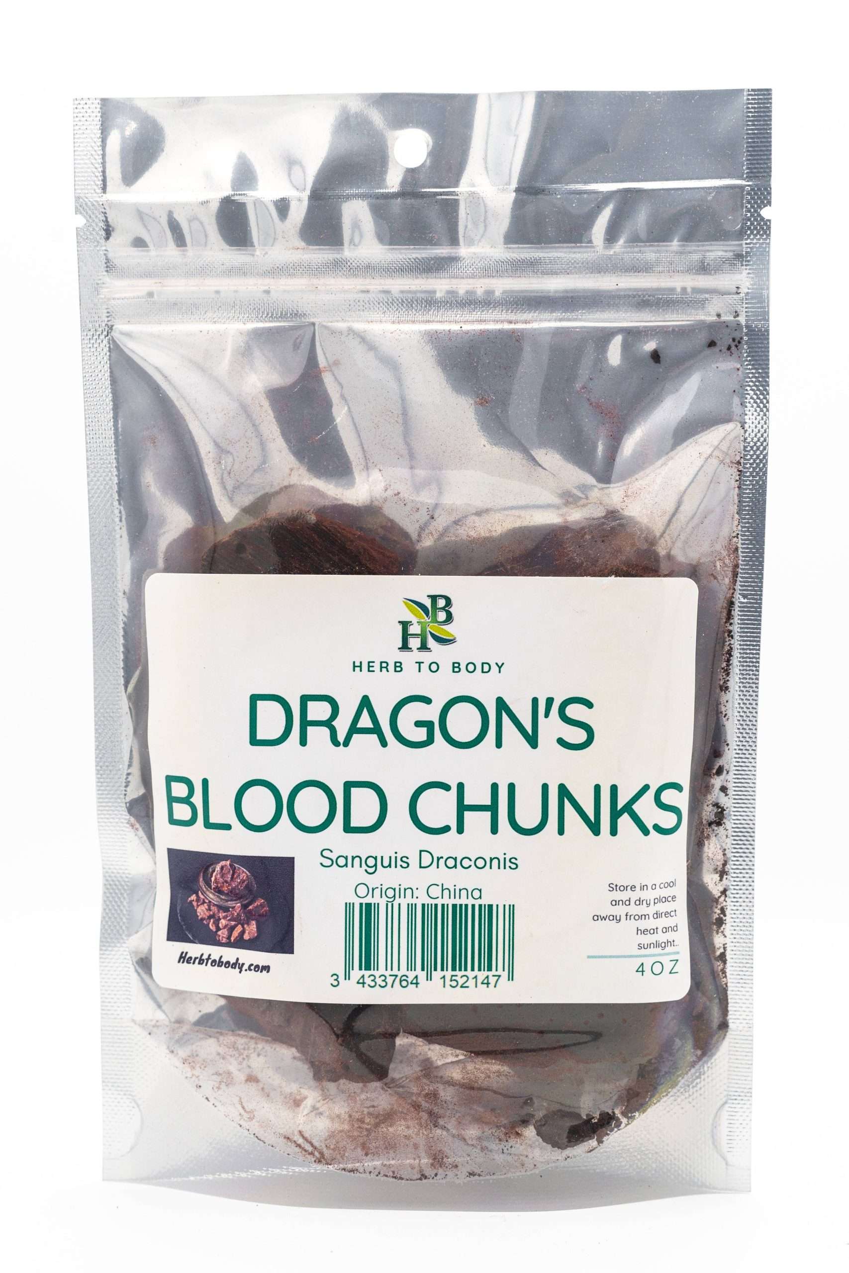 Herb To Body Dragon’s Blood Resin Chunks 4oz