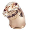 2.5" 4 Piece Skull Design Metal Herb Spice Smoke Tobacco Bent Grinder Crusher Herb gift for man Halloween Christmas
