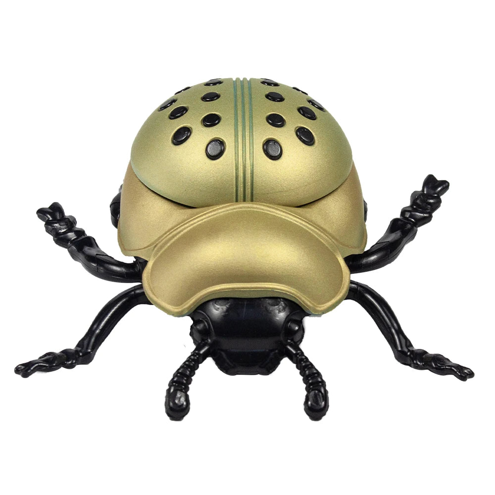 1.8'' Ladybug Herb Grinder 4 Piece Zinc Alloy Tobacco Grinder BUG Metal Tobacco Herb Spice Grinder Smoke Crusher Purple color