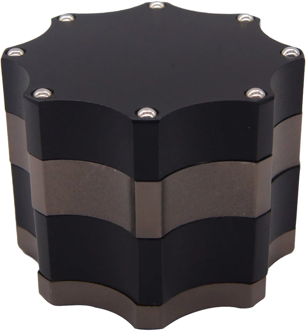 2.3" 4 PC Cube Shape Aviation Tobacco Herb Spice Grinder Smoke Crusher Novelty gift fashion Christmas gift