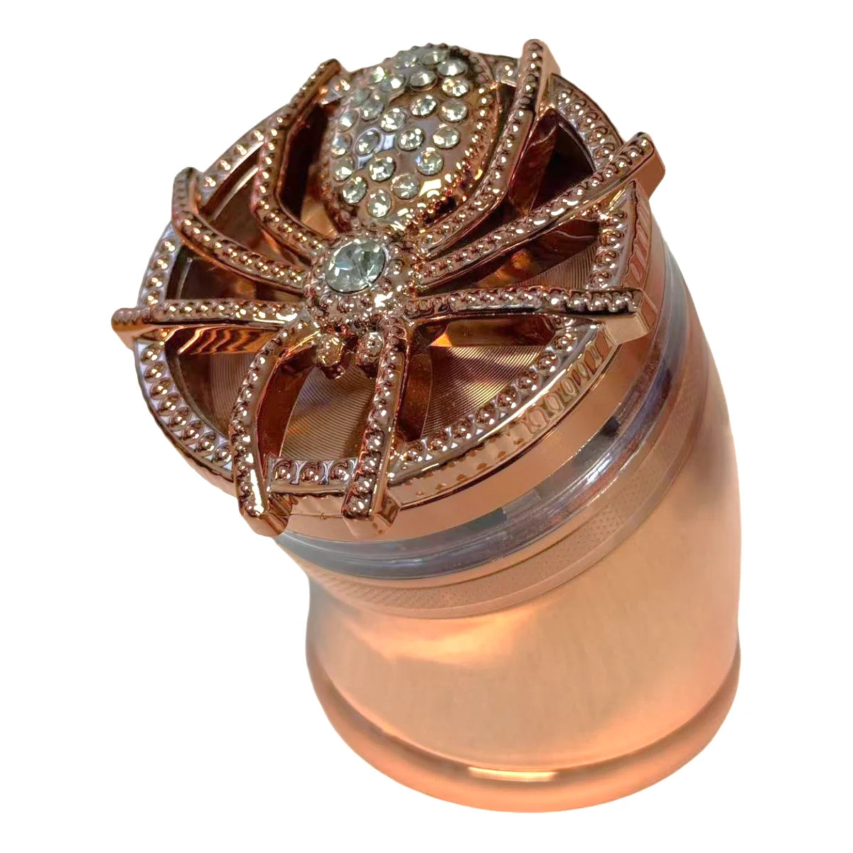 2.5" 5 Piece Wooden Look Herb Spice Smoke Tobacco Bent Grinder Submarine Spider Crusher Herb Gift for Men