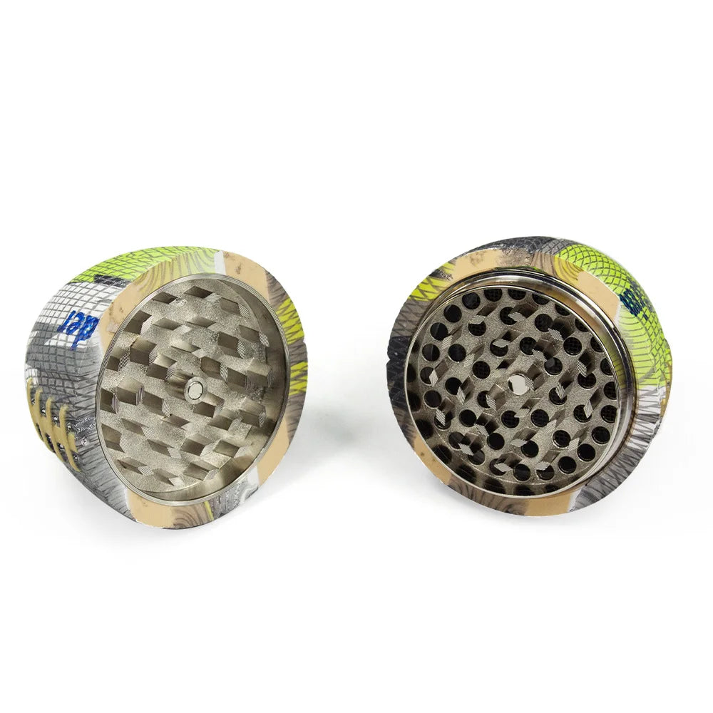 1pc Rubber American Football Herb Grinder for tobacco 4Parts Spice Crusher Gift for Friends Perfect for Valentine's Day Birthday