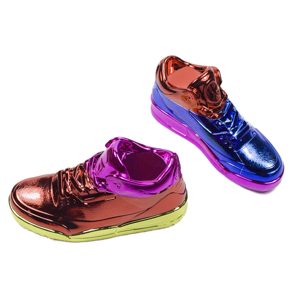 1.5" Spice Herb Tobacco Shiny Sneaker Grinder 3 Piece Crusher with Sharp Teeth colorful shoes Gift for man Smoke Home Travel