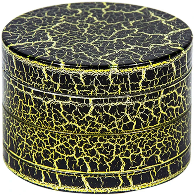 2.1'' Candy Cracked Color Tobacco Herb Grinder 4pc Zinc Alloy Spice Crusher gift Good Idea for Halloween Christmas Gift
