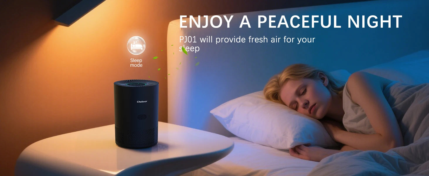 Chuboor Air Purifiers for Home H13 True HEPA for Bedroom Room kitchen washroom for Smoke and Dust Pollen Odors PM2.5 Detection
