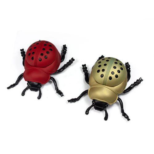 1.8'' Ladybug Herb Grinder 4 Piece Zinc Alloy Tobacco Grinder BUG Metal Tobacco Herb Spice Grinder Smoke Crusher Purple color