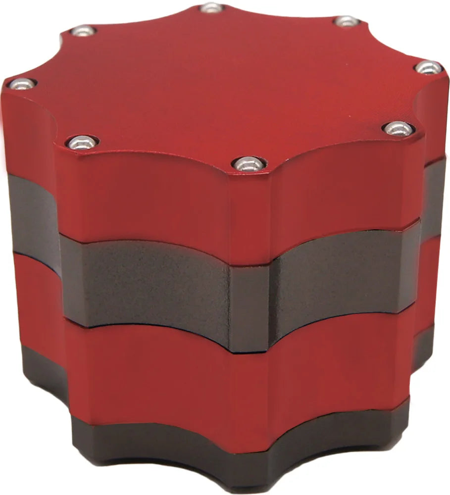 2.3" 4 PC Cube Shape Aviation Tobacco Herb Spice Grinder Smoke Crusher Novelty gift fashion Christmas gift