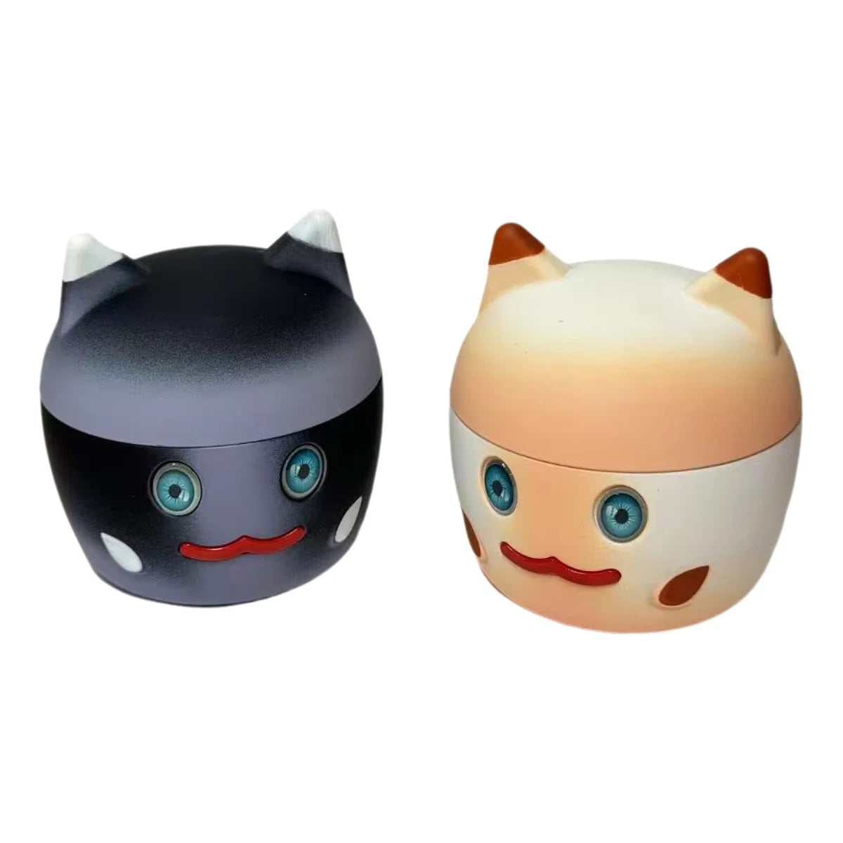 1pc 2.4'' 4Parts Cute Cat Herb Grinder Metal Tobacco Crusher Grinder Gift for Friends Perfect for Valentine's Day Birthday