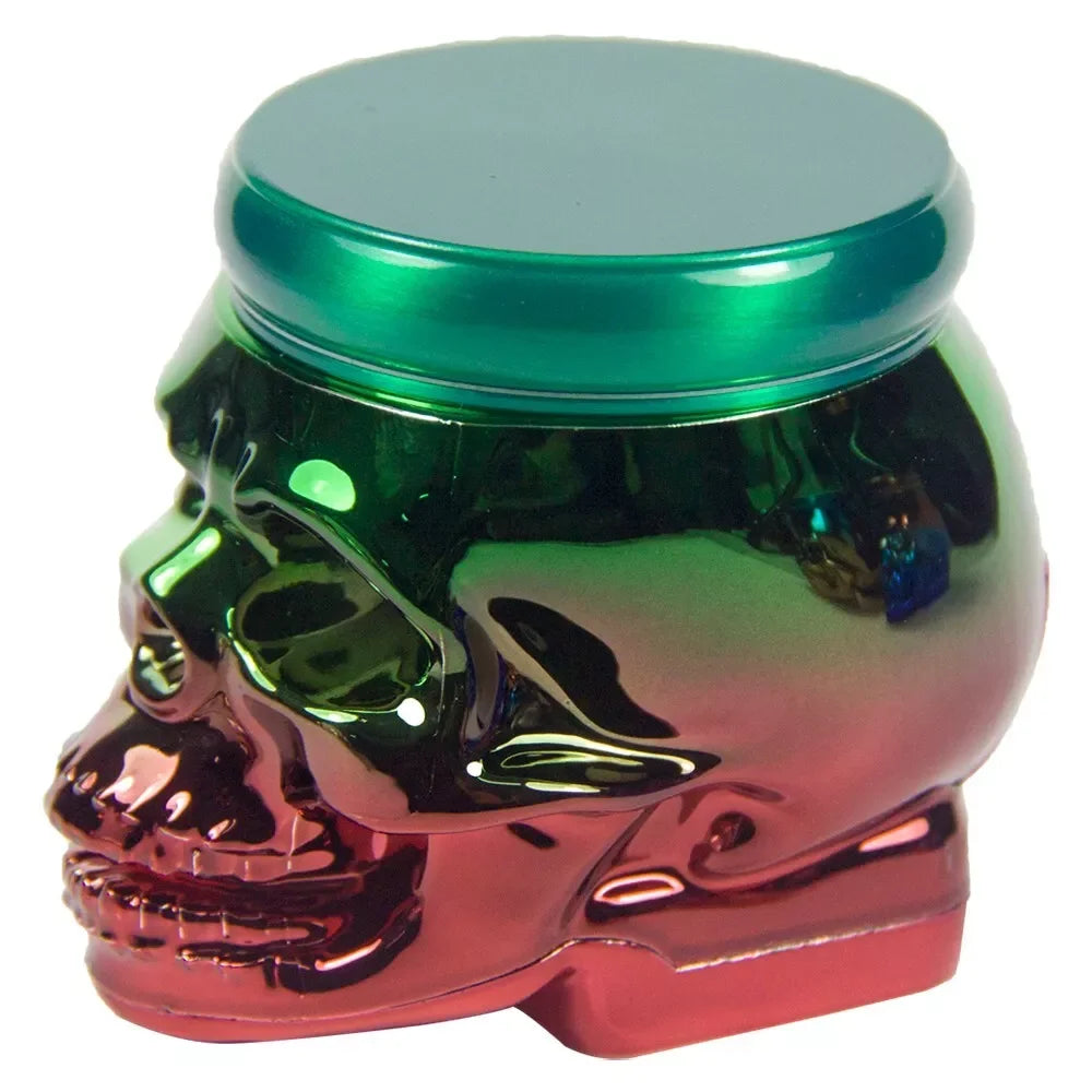 2.1" Tobacco Herb Grinder Spice Herbal 5 PC Smoke Crusher 3D Skull Design
