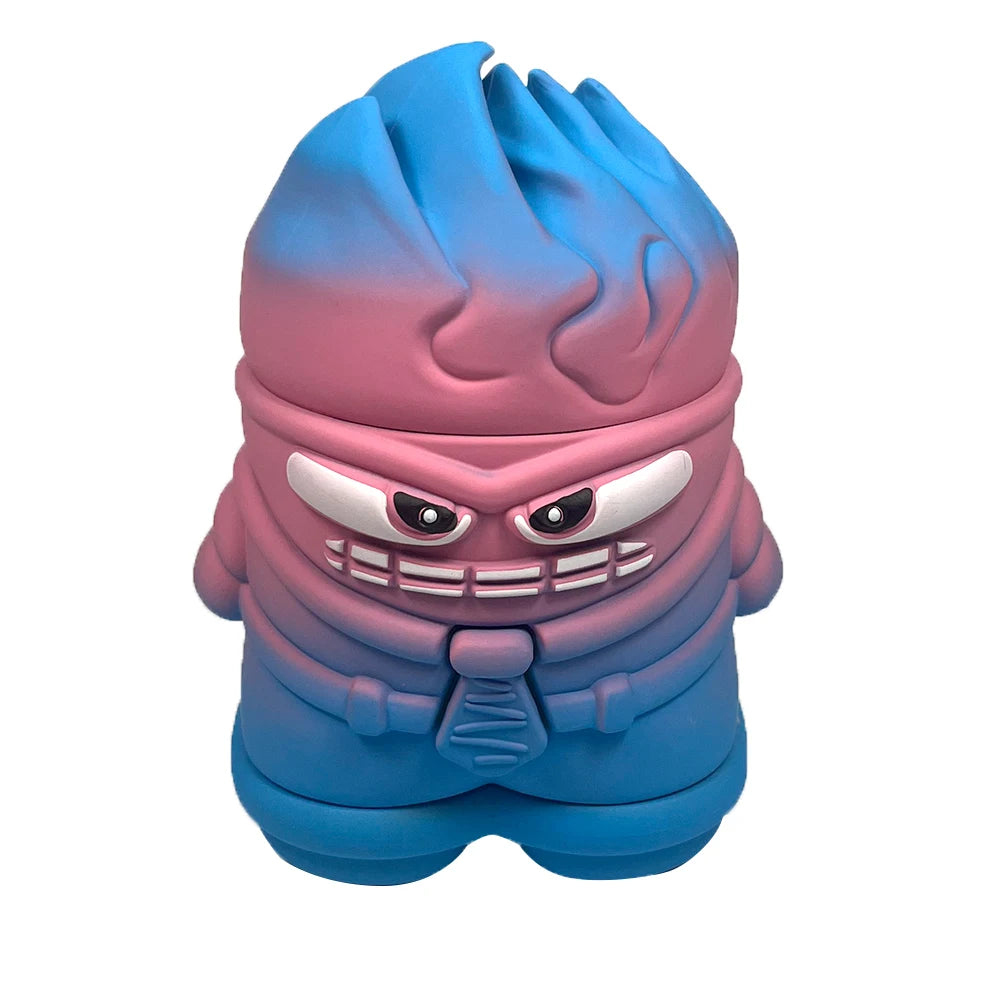 2.3'' Funny Monster Rubber finish Spice Herb Grinder With Drawer Tobacco Crusher