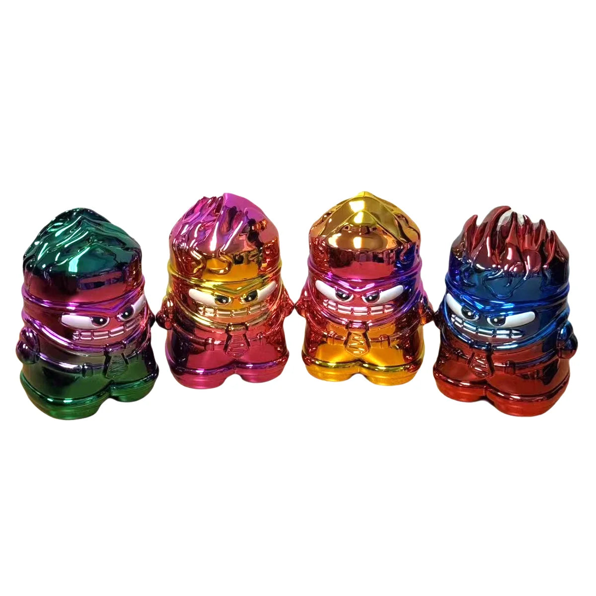 2.3'' Funny Monster shiny Spice Herb Grinder With Drawer Tobacco Crusher gift for birthday man friend