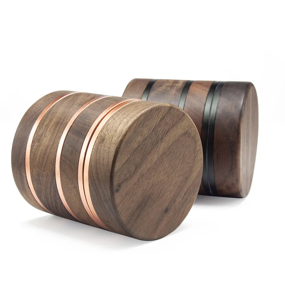 2.5" Herb Grinder 4 Piece Spice Grinder Durable Metal Teeth Manual PollenCatcher