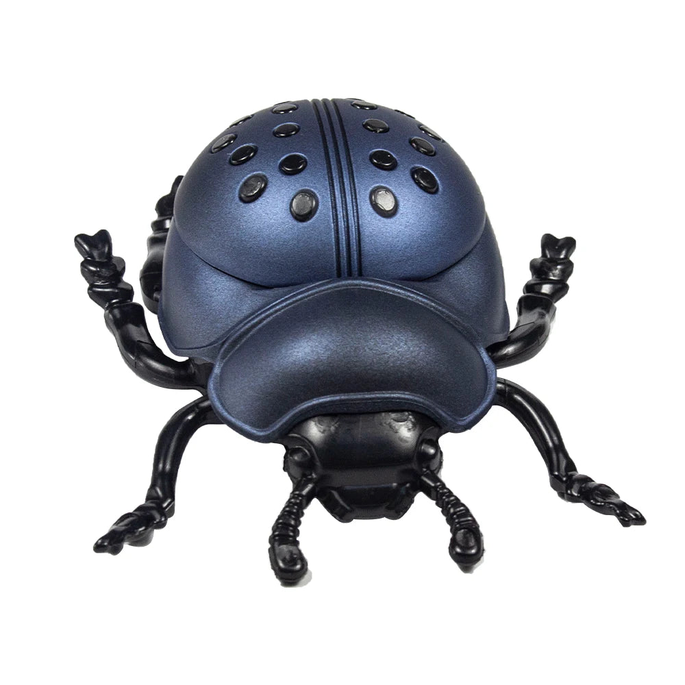1.8'' Ladybug Herb Grinder 4 Piece Zinc Alloy Tobacco Grinder BUG Metal Tobacco Herb Spice Grinder Smoke Crusher Purple color
