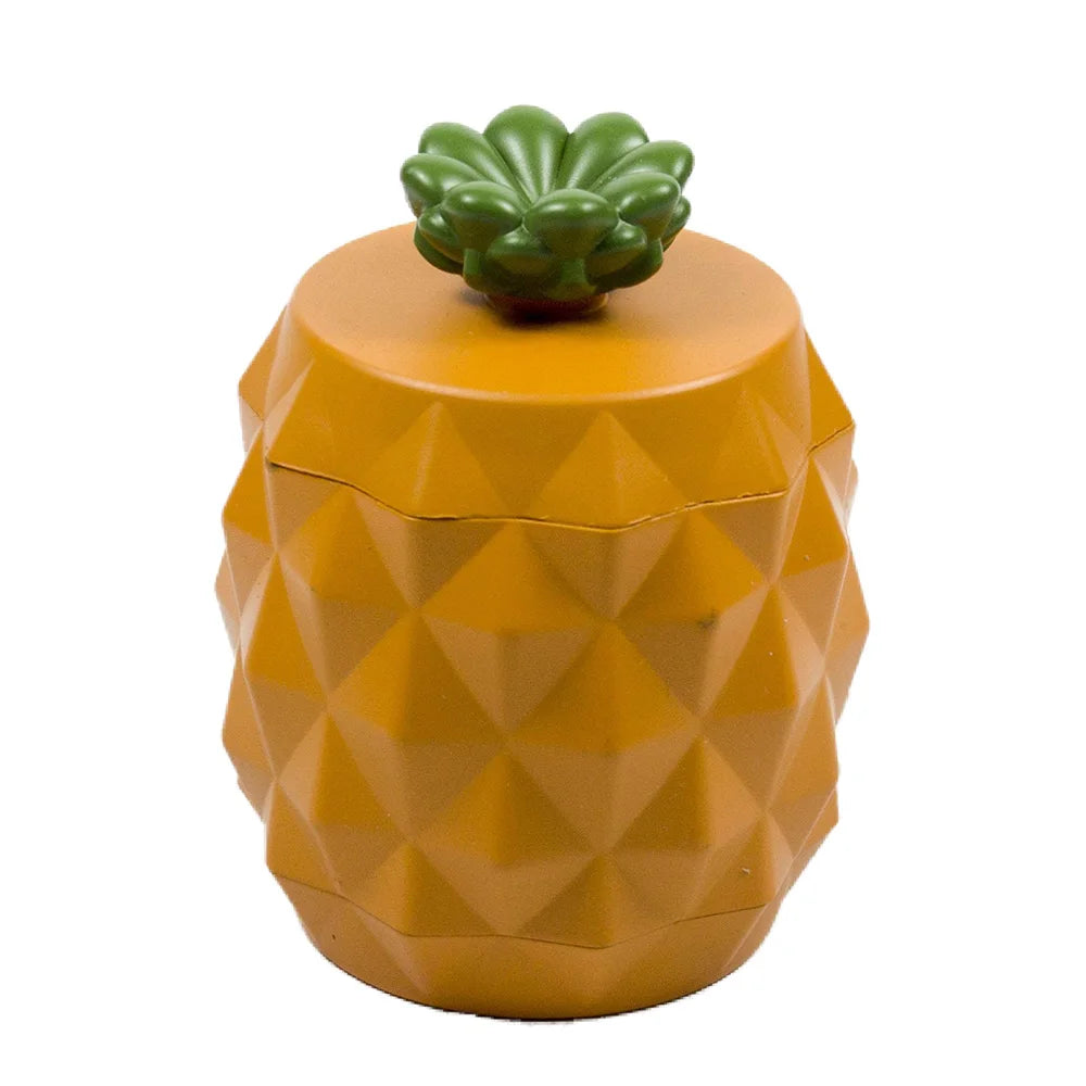 3.3" Height Pineapple Grind 4-Layer Zinc Alloy Herb Grinder Spice Crusher with Sharp Teeth Tobacco Gift for Kitchen home  man