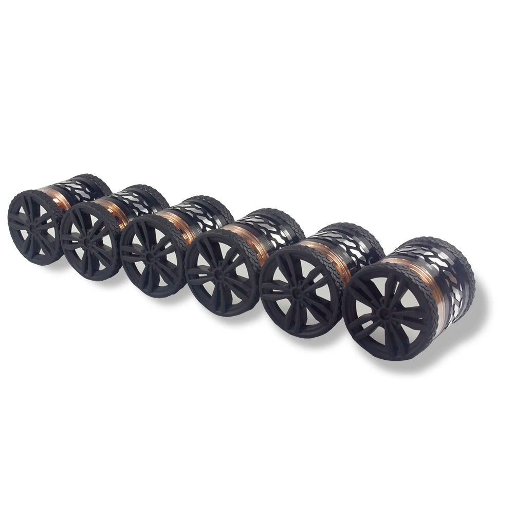 2.5" 4PC Tire Metal Rubber Tobacco Herb Spice Grinder Smoke Crusher Novelty good Idea for Halloween Christmas Birthday Gift