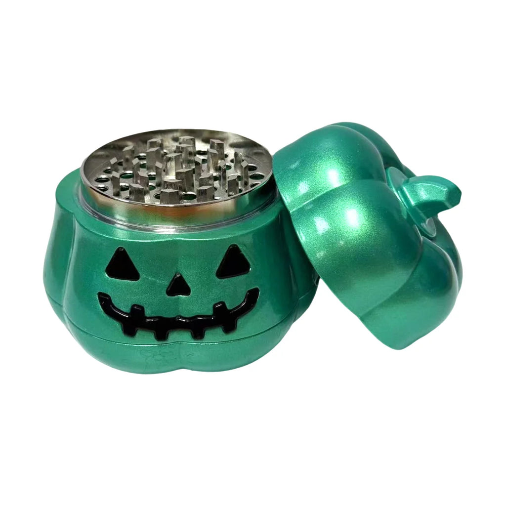 2.4'' 4 Parts Pumpkin Herb Grinder Metal Tobacco Crusher Grinder Gift for Friends Perfect for Valentine's Day  Birthday