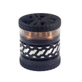 2.5" 4PC Tire Metal Rubber Tobacco Herb Spice Grinder Smoke Crusher Novelty good Idea for Halloween Christmas Birthday Gift