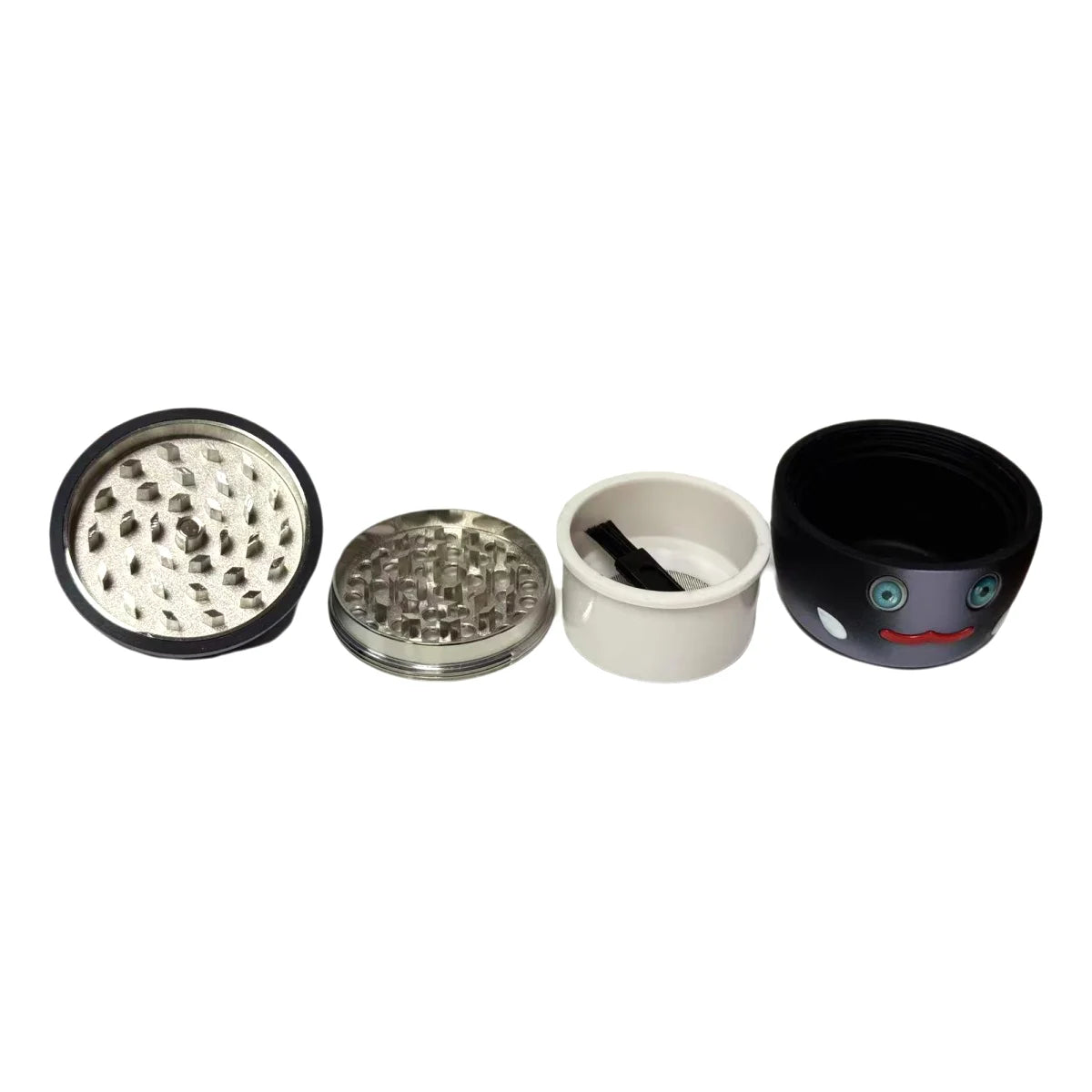 1pc 2.4'' 4Parts Cute Cat Herb Grinder Metal Tobacco Crusher Grinder Gift for Friends Perfect for Valentine's Day Birthday