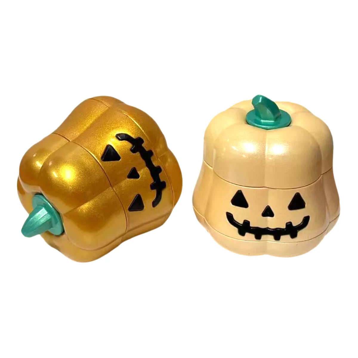 2.4'' 4 Parts Pumpkin Herb Grinder Metal Tobacco Crusher Grinder Gift for Friends Perfect for Valentine's Day  Birthday