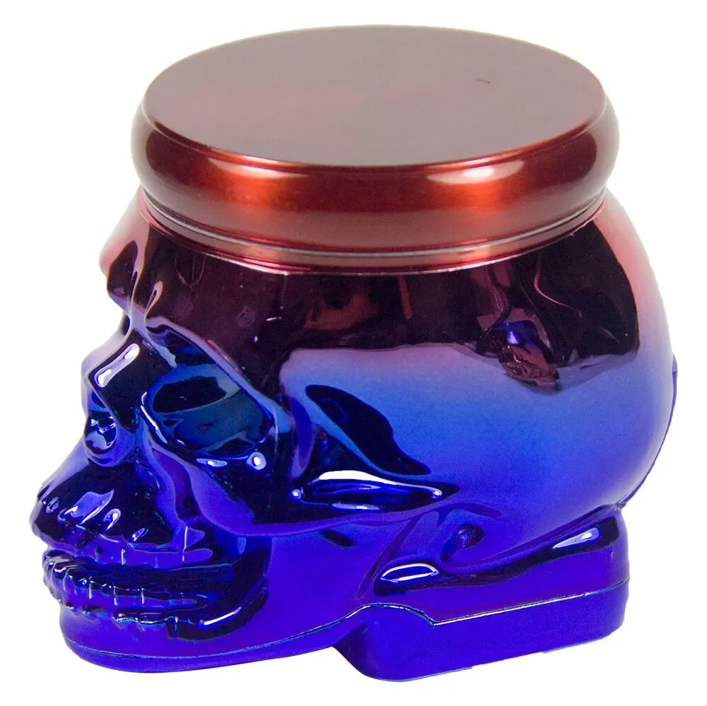 2.1" Tobacco Herb Grinder Spice Herbal 5 PC Smoke Crusher 3D Skull Design