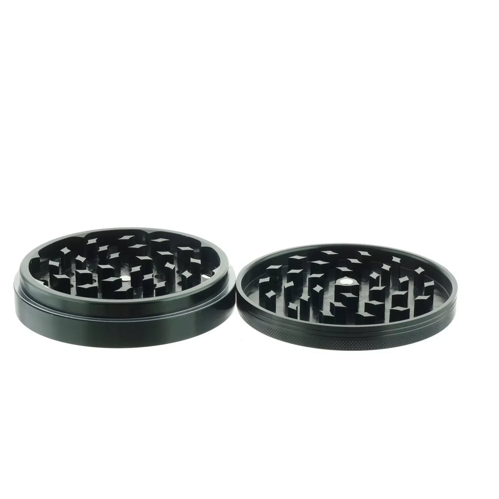 4" Aluminum Huge 4 Piece Grinder Tobacco Herb Spice Crusher w/ Gift Box Black