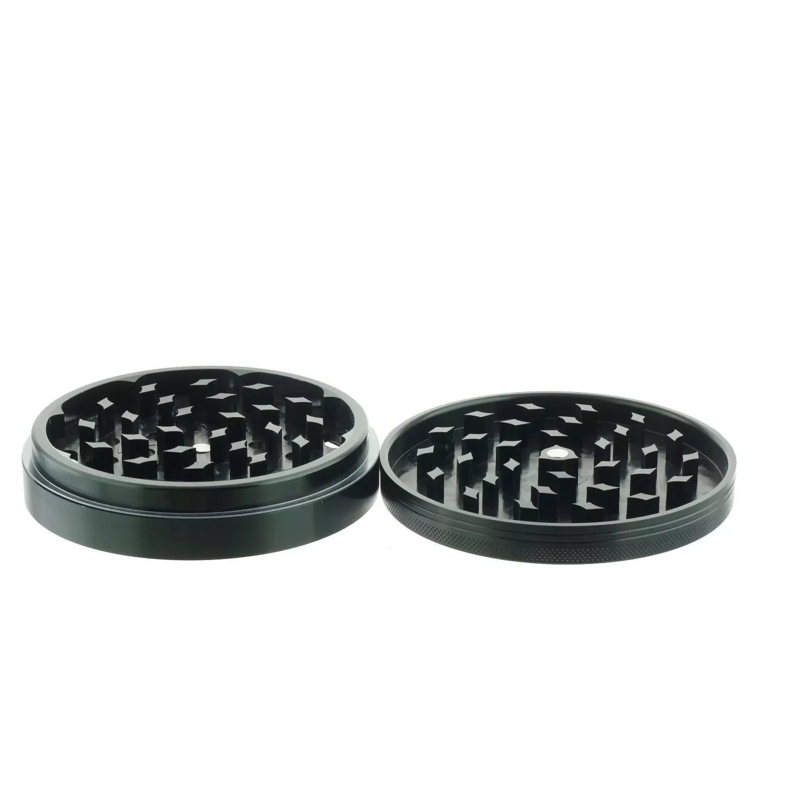 4" Aluminum Huge 4 Piece Grinder Tobacco Herb Spice Crusher w/ Gift Box Black