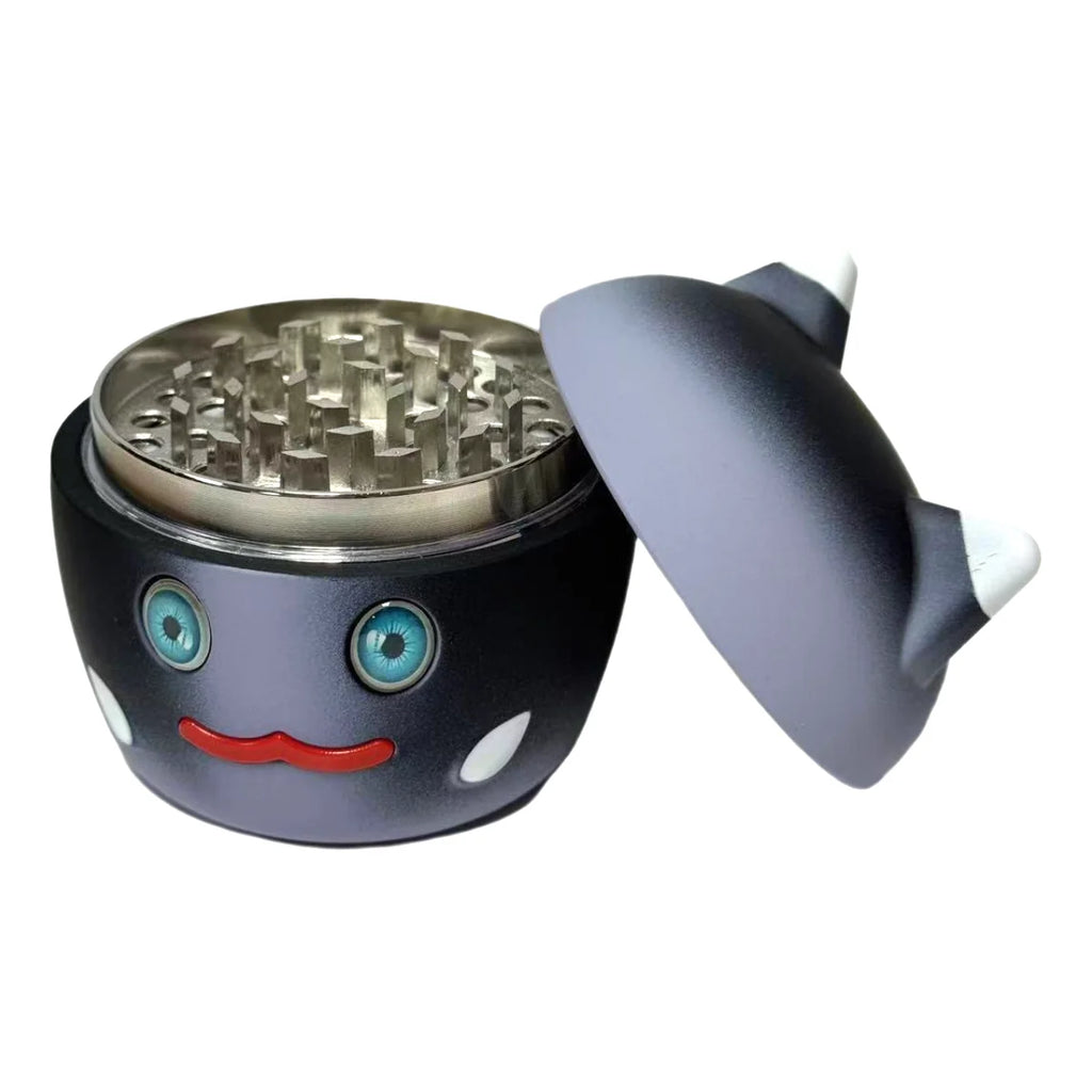 1pc 2.4'' 4Parts Cute Cat Herb Grinder Metal Tobacco Crusher Grinder Gift for Friends Perfect for Valentine's Day Birthday