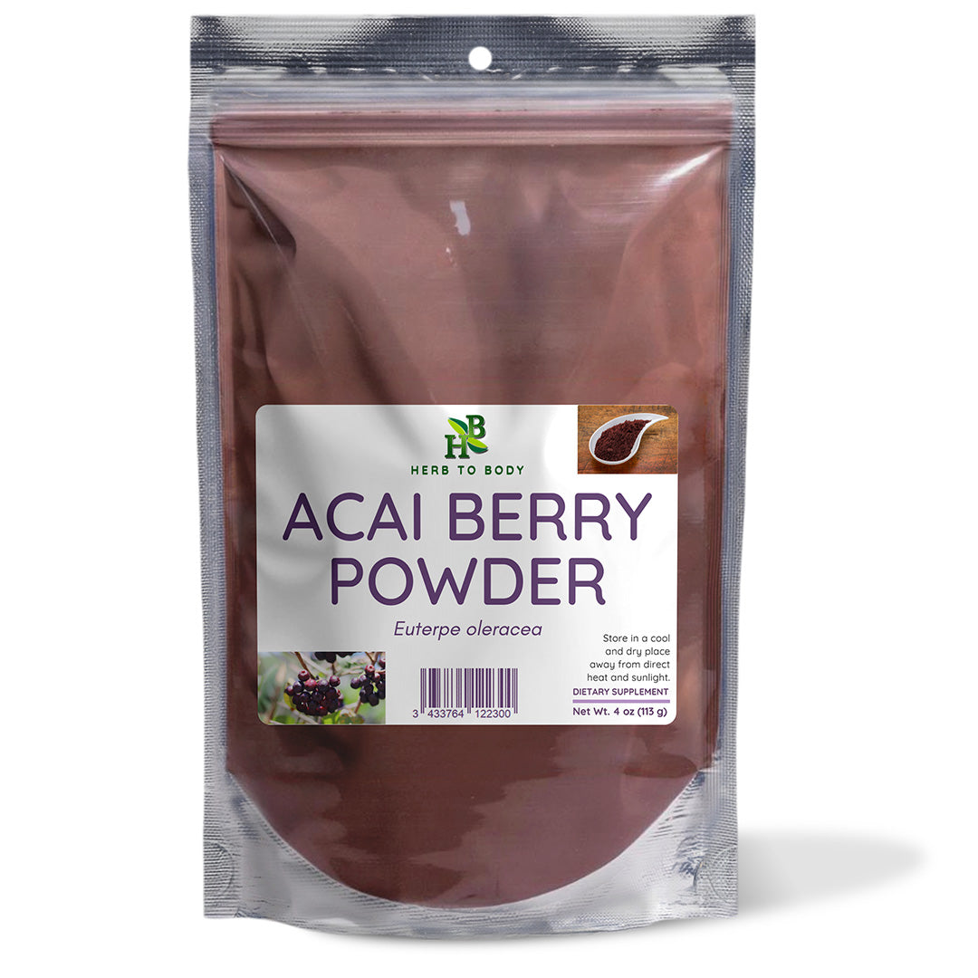 Herb To Body Acai Berry Powder Freeze-Dried 4oz