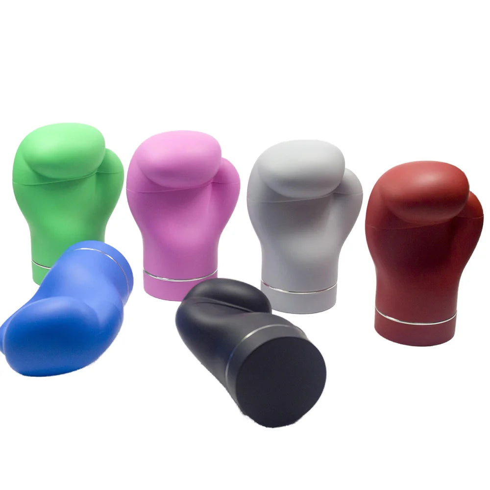4.6" H 4PC Colorful Fist-Shaped Herb Grinders Tobacco smoking Spice Gift Novetly Herbal Crusher Birthday Gift
