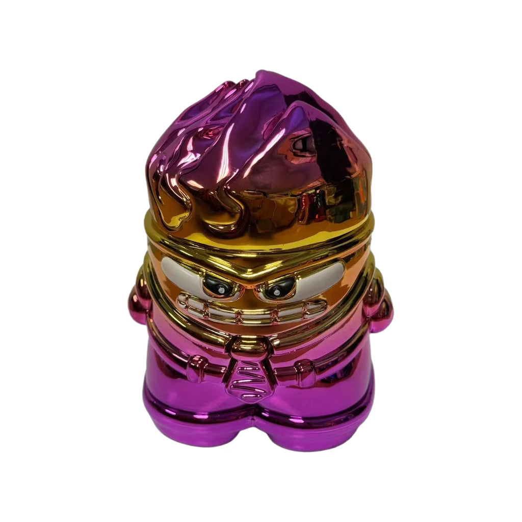 2.3'' Funny Monster shiny Spice Herb Grinder With Drawer Tobacco Crusher gift for birthday man friend