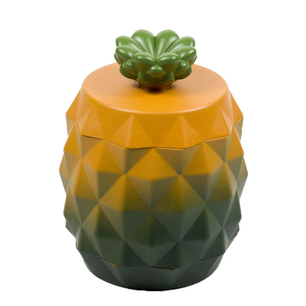 3.3" Height Pineapple Grind 4-Layer Zinc Alloy Herb Grinder Spice Crusher with Sharp Teeth Tobacco Gift for Kitchen home  man