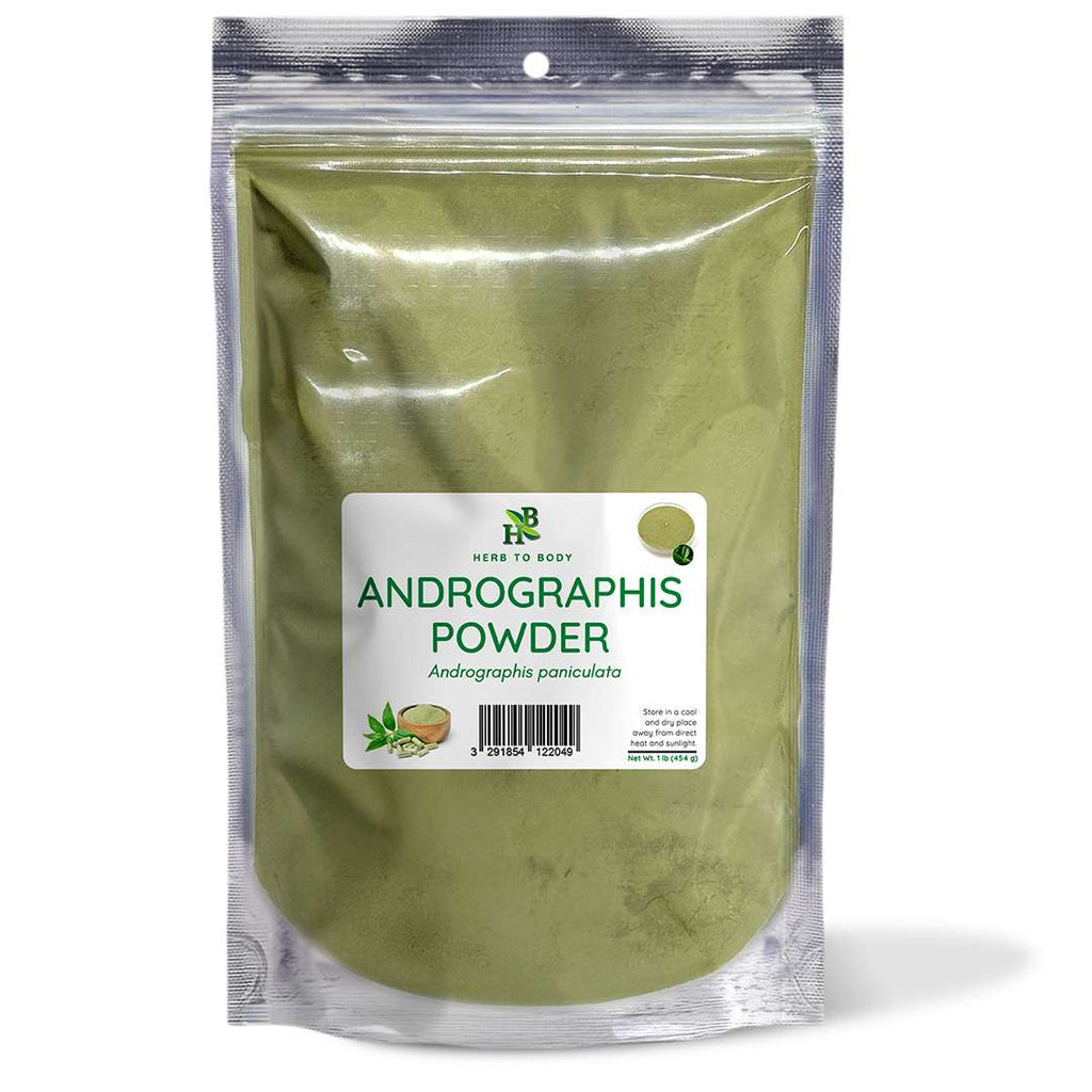 Herb to Body Andrographis Paniculata Powder Fine Herbal Supplement