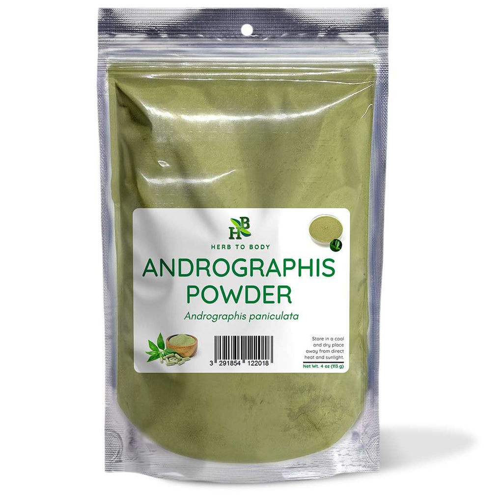 Herb to Body Andrographis Paniculata Powder Fine Herbal Supplement