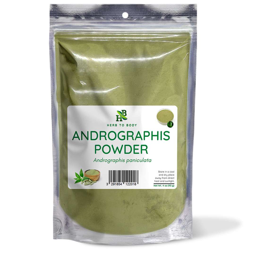 Herb to Body Andrographis Paniculata Powder Fine Herbal Supplement