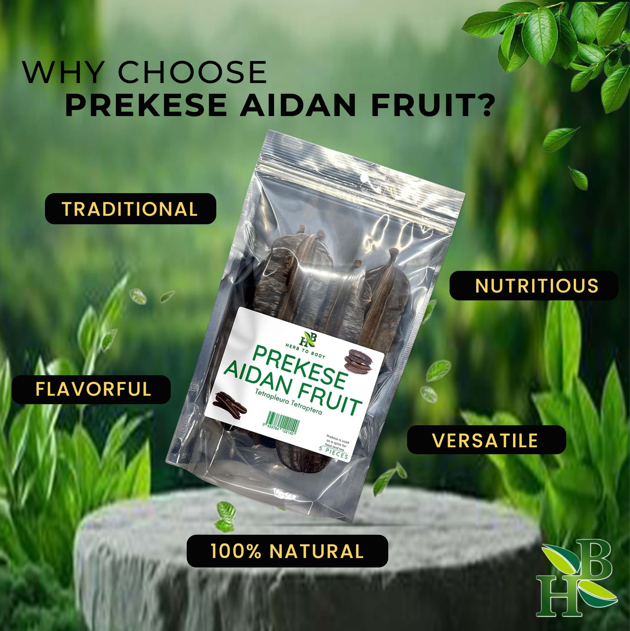 Herb To Body Prekese Aidan Fruit Whole Dried Pods