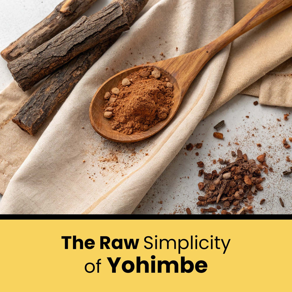 Herb To Body Yohimbe Bark Powder Wild Harvested Fine Ground