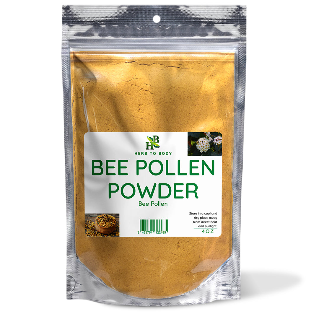 Herb To Body Bee Pollen Powder Natural Superfood Dietary Supplement