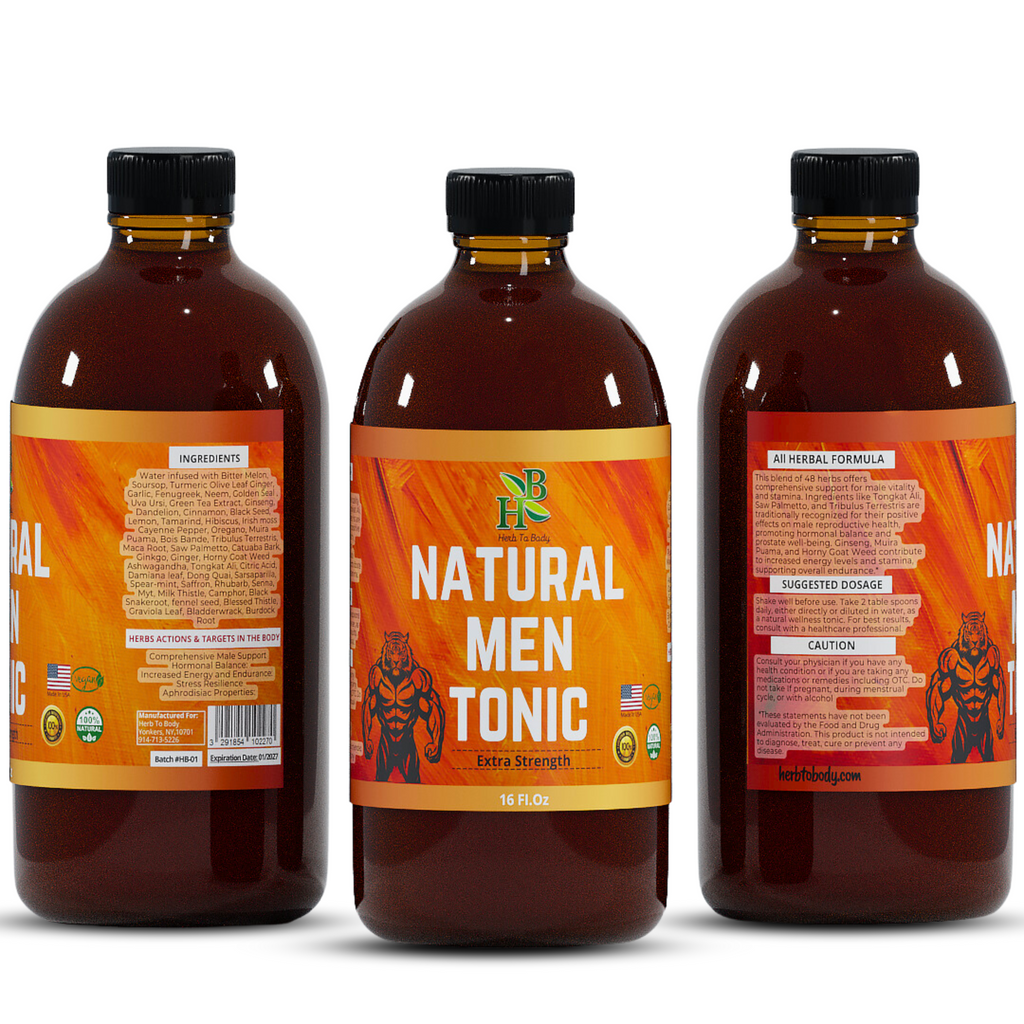 Natural Men Tonic Extra Strength Herbal Supplement 16oz Liquid