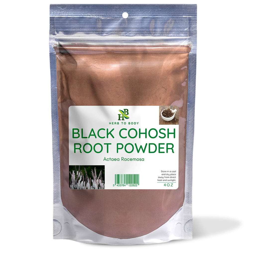 Herb To Body Black Cohosh Root Powder Herbal Supplement 4oz