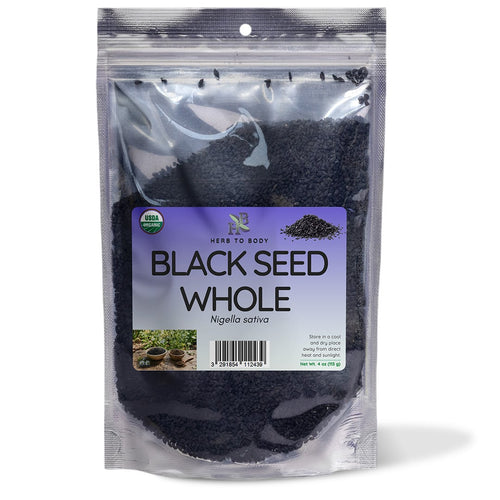 Black Seed Whole Nigella Sativa Organic 4 oz