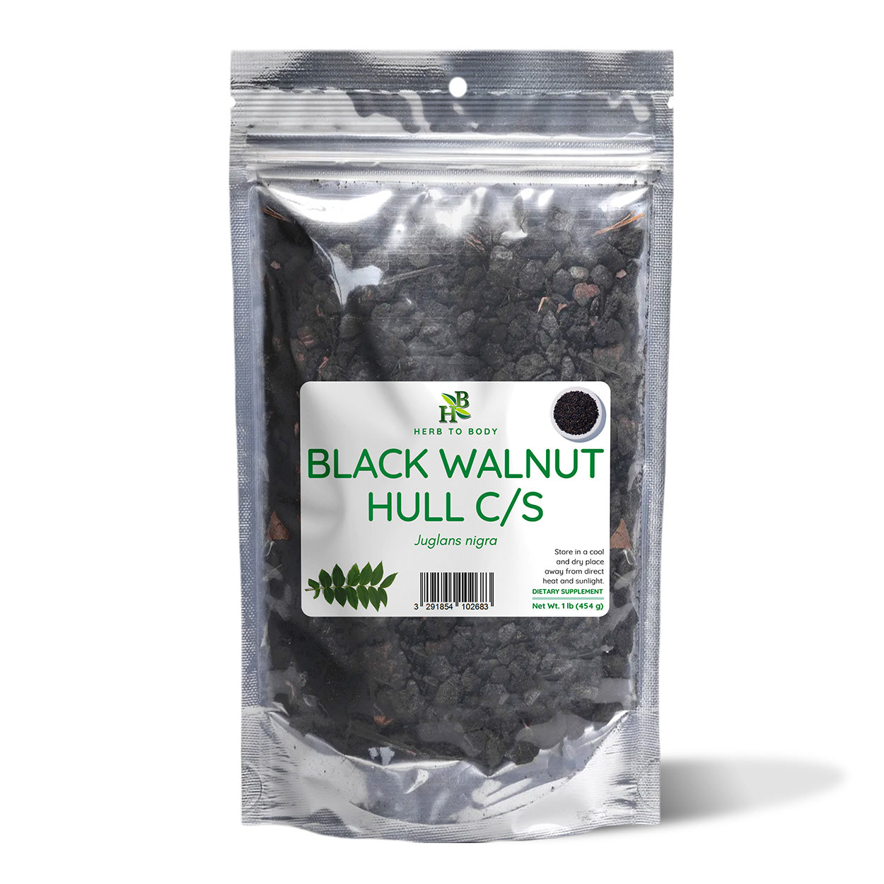 Herb To Body Black Walnut Hull C/S Natural Dyeing Ingredient
