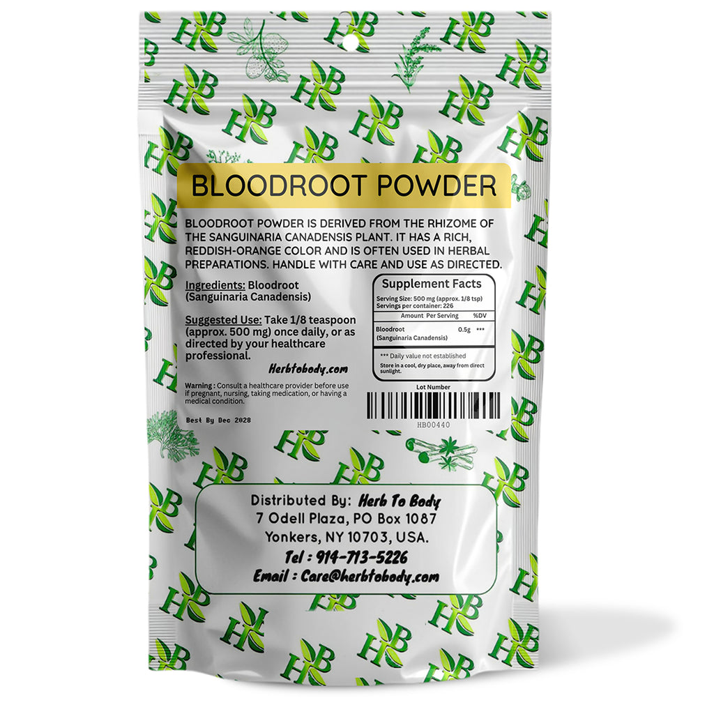 Bloodroot Powder Sanguinaria Canadensis Natural Dye 4 oz