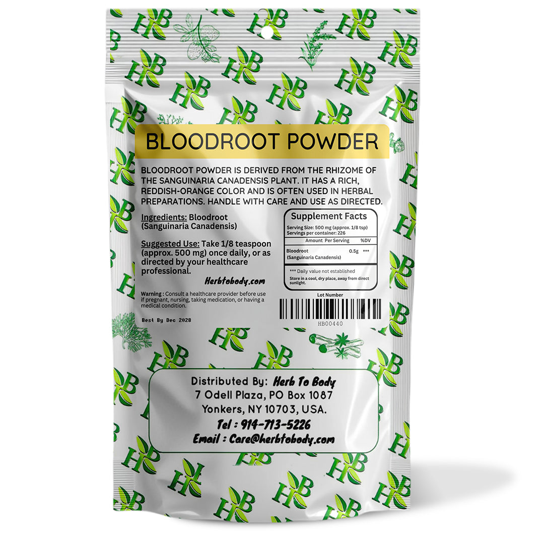 Bloodroot Powder Sanguinaria Canadensis Natural Dye 4 oz