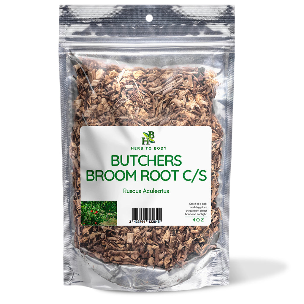 Herb To Body Butcher's Broom Root Cut and Sifted 4oz