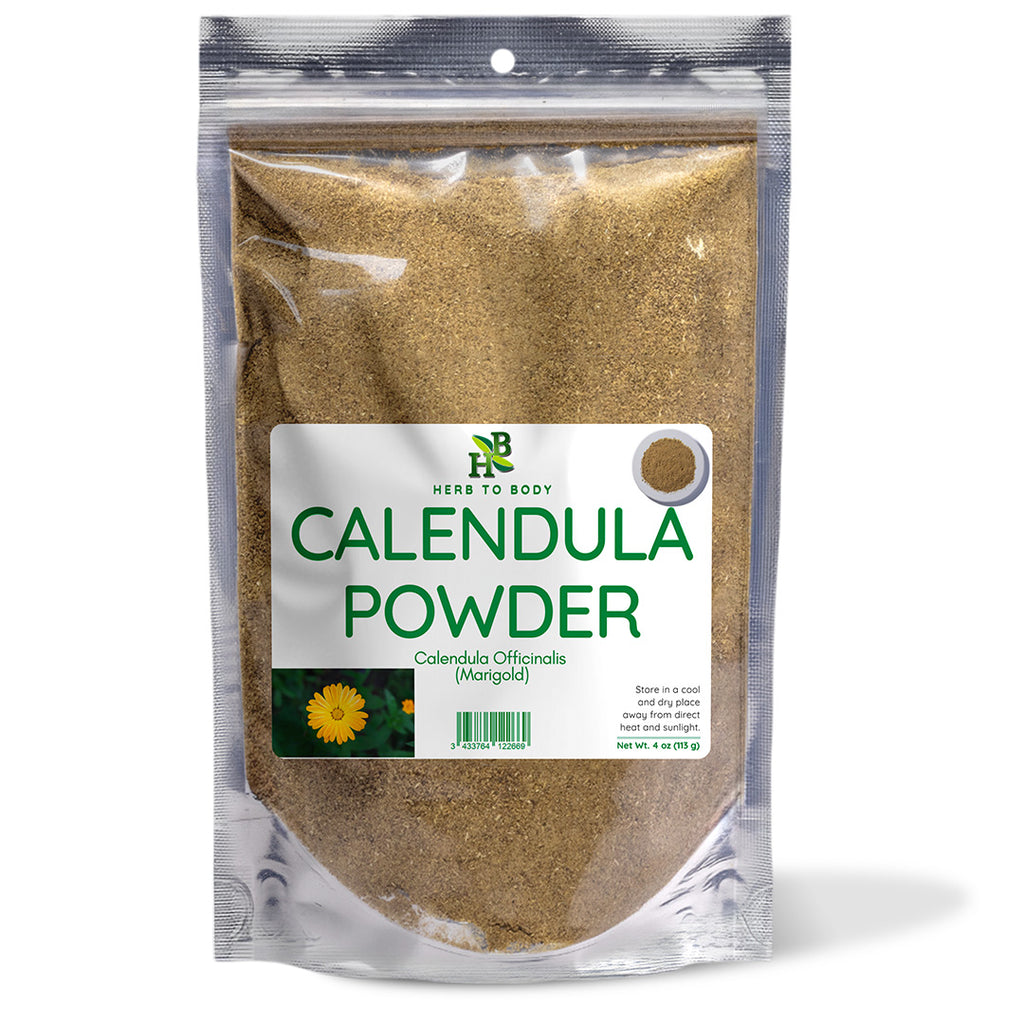 Herb To Body Calendula Officinalis Dried Flower Powder 4 oz