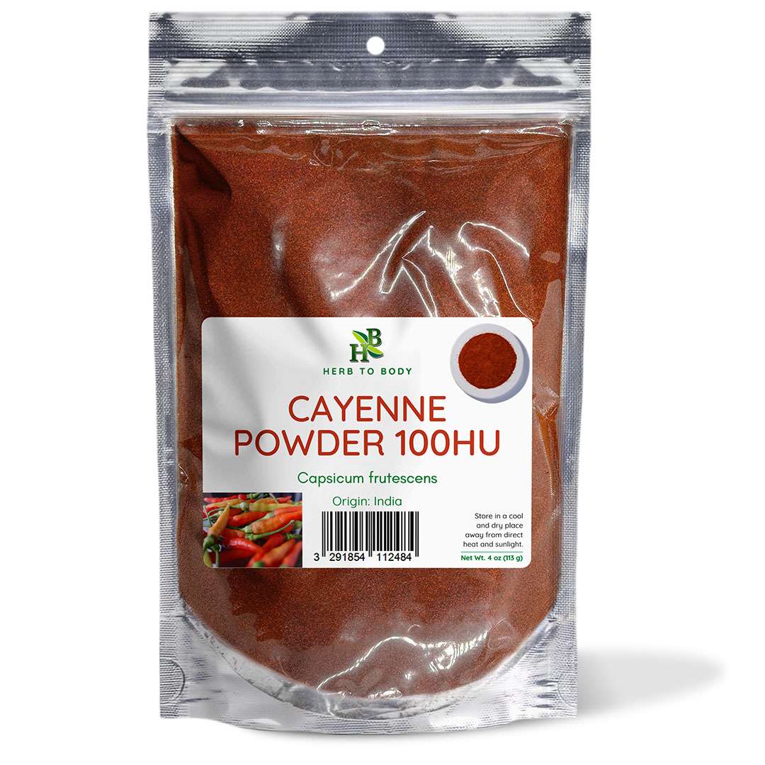 Herbtobody Cayenne Pepper Powder 100,000 SHU Ground Spice