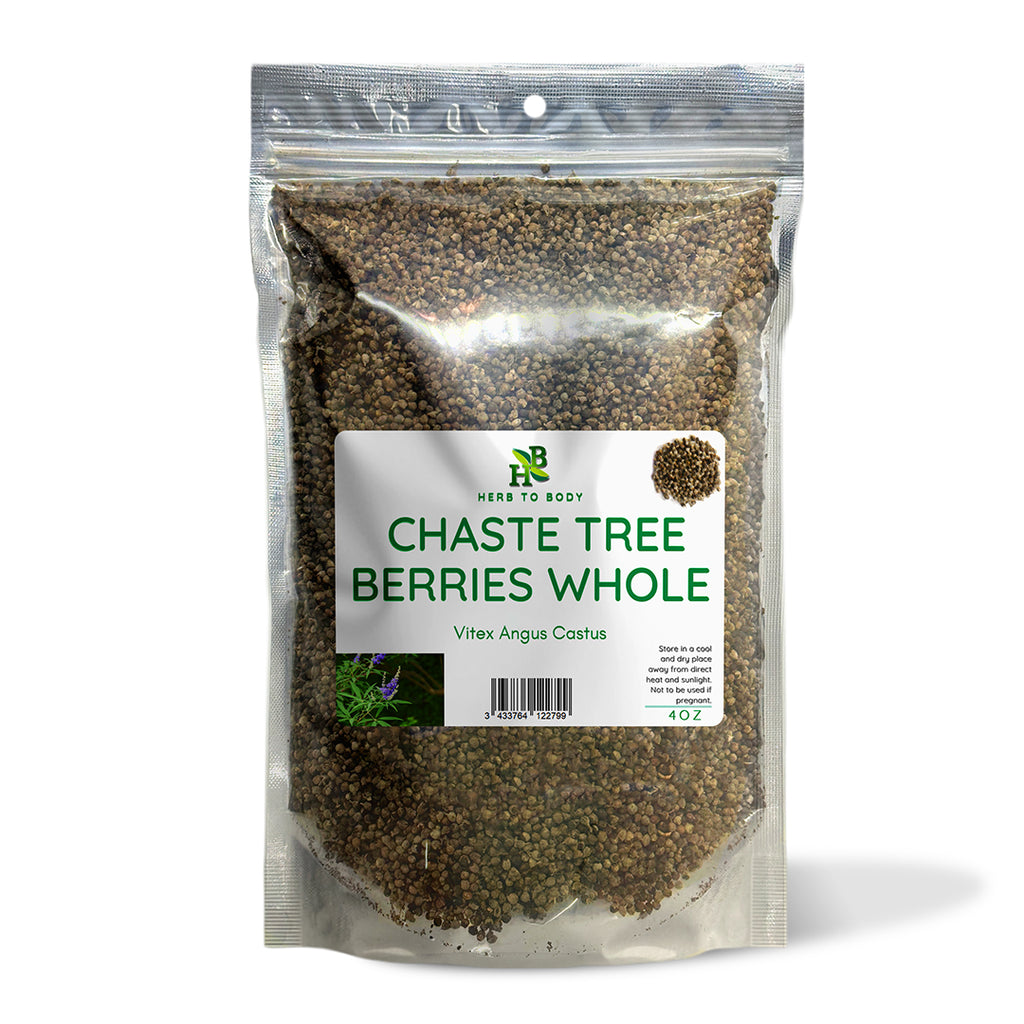 Herb To Body Whole Chaste Tree Berries Organic Vitex Agnus-Castus